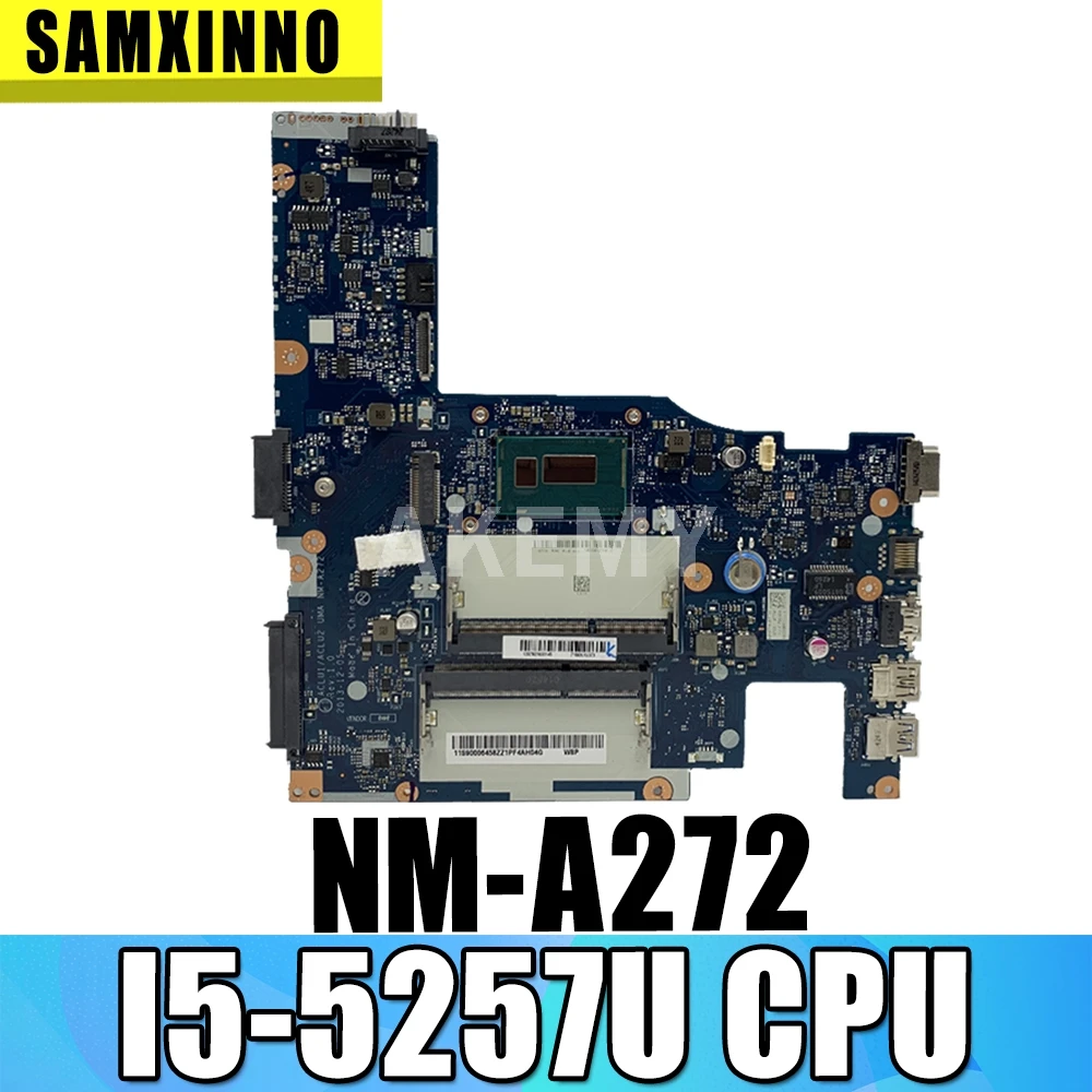 

Akemy For Lenovo G40-80 G40-70 Z40-70 NM-A362 NM-A272 Laotop Mainboard G40-80 Motherboard with I5-5257U/5200U