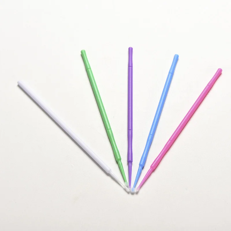 

100Pieces Micro Disposable Eyelash Extension Clean Brush Individual Mascara Brush Eyelash Glue Cleaning Stick Makeup Tools