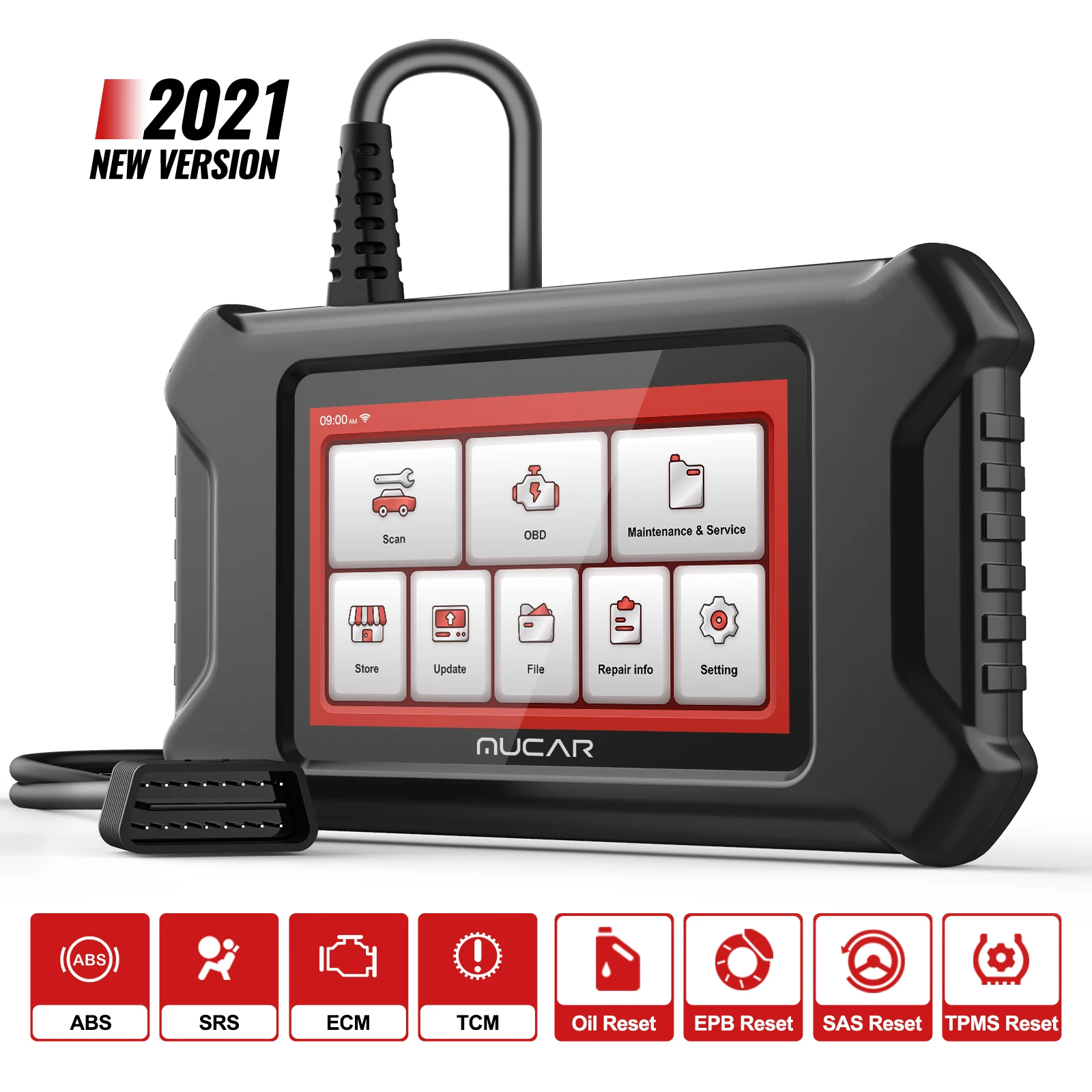 Диагностический сканер MUCAR CS4 Профессиональный Obd2 для автомобилей | Автомобили и