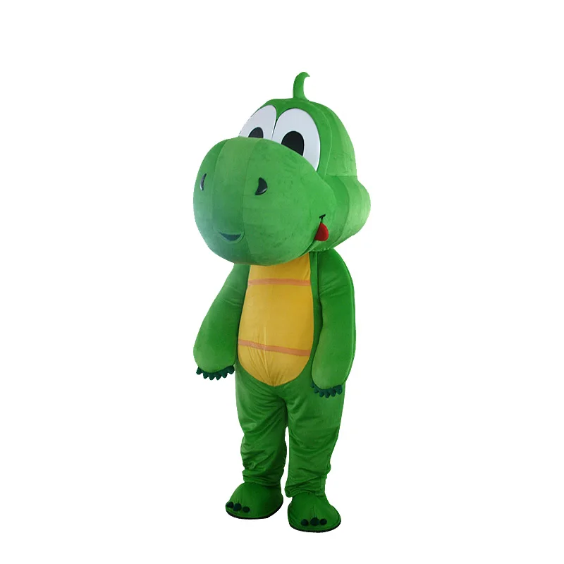 

Grass green dragon walking props dolls dolls animation activities stage performance headgear Dinosaur Cartoon Costume Blue Drago