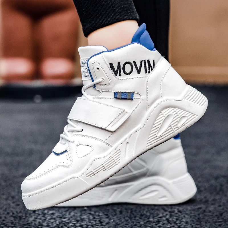 

Mens Basketball Shoes Outdoor Sneakers Men Wear Resistant Gym Cushioning Flats Breathable Leather Sport Shoes Male Zapatillas