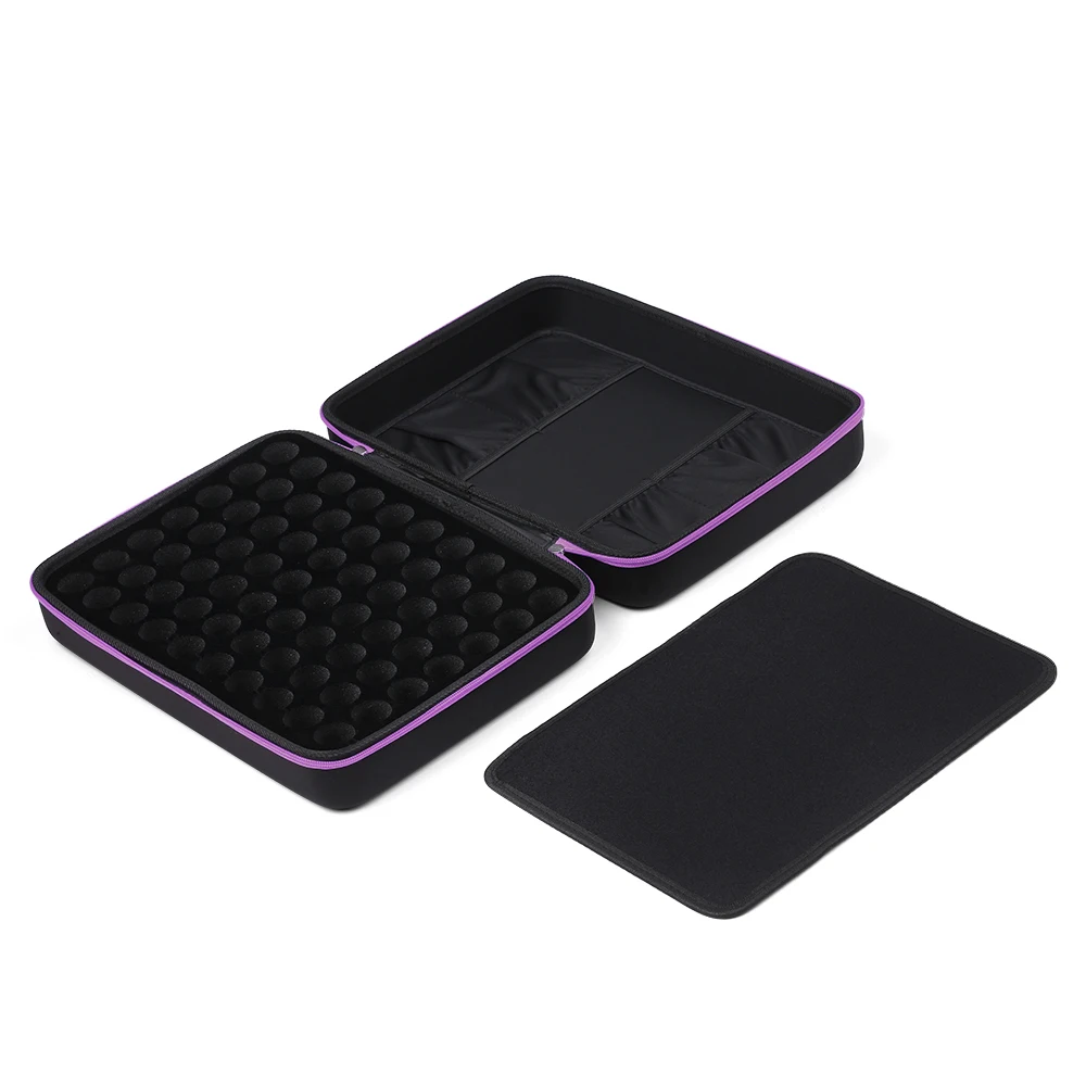 42/70 Bottles Essential Oil Case 10/15 ML Perfume Oil Essential Oil Box Travel Portable Carrying Holder Nail Polish Storage Bag