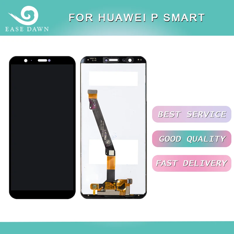 Для Huawei P SMART LCD IPS дисплей ЖК-экран + сенсорная панель дигитайзер в сборе для