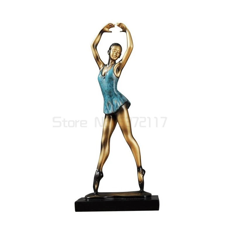 

Фигурки-танцы для девочек, миниатюры ручной работы, креативные современные фигурки для гостиной, миниатюры, декоративные поделки DG50FM