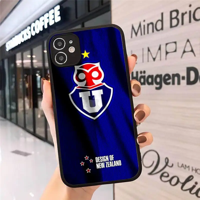 

University of Chile fashion logo Phone Case Matte Transparent for iPhone 7 8 11 12 s mini pro X XS XR MAX Plus cover funda