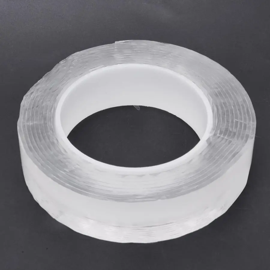 Акриловая клейкая лента 2 м/3 м/5 м прозрачная двусторонняя многофункциональная