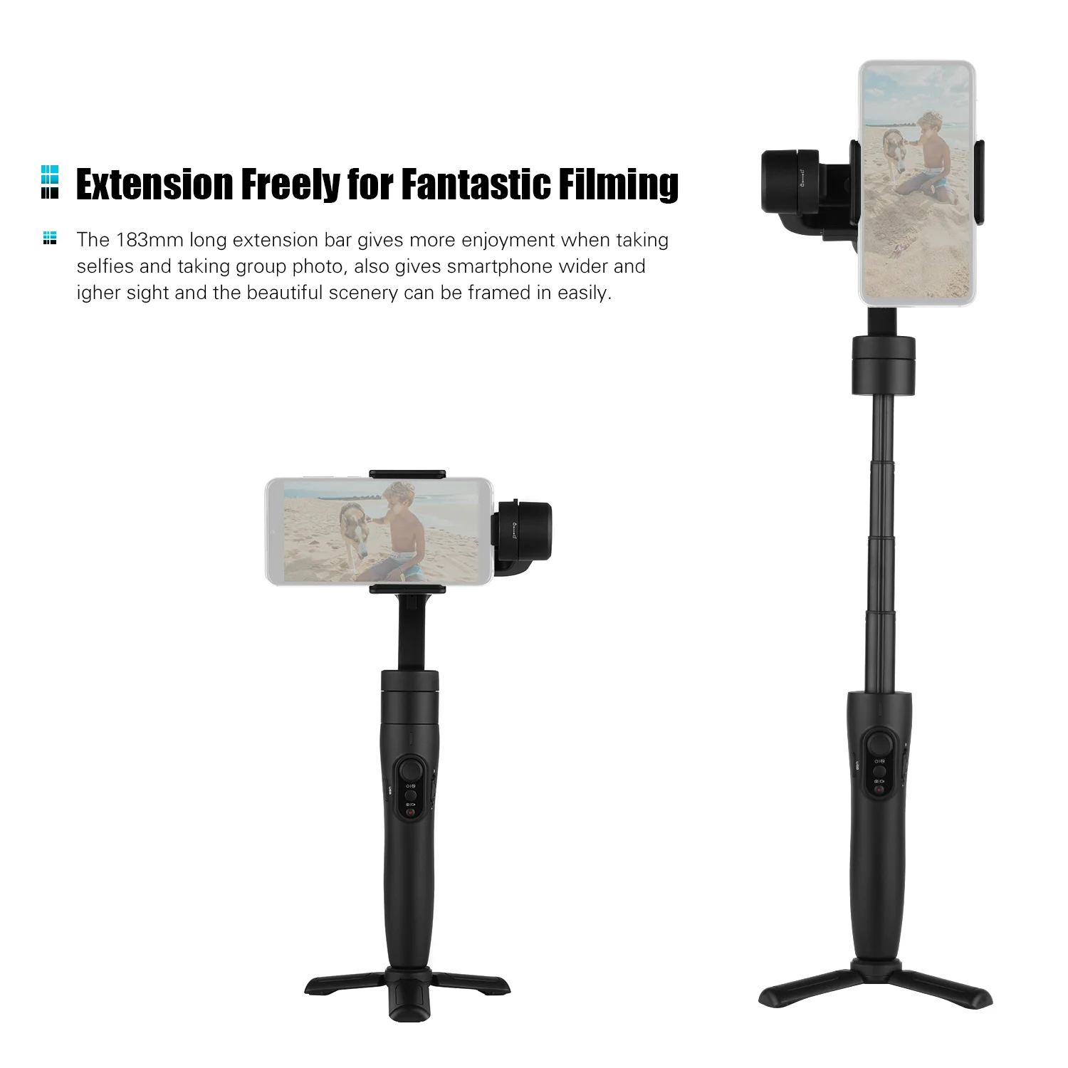 FeiyuTech Vimble 2S Смартфон ручной шарнирный стабилизатор для камеры GoPro 3 Axis с