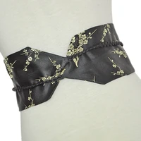 collar band bra ribbon printed bathrobe belt fashion girlfriend girdle kimono belt sewing retro embroidery fashion belt