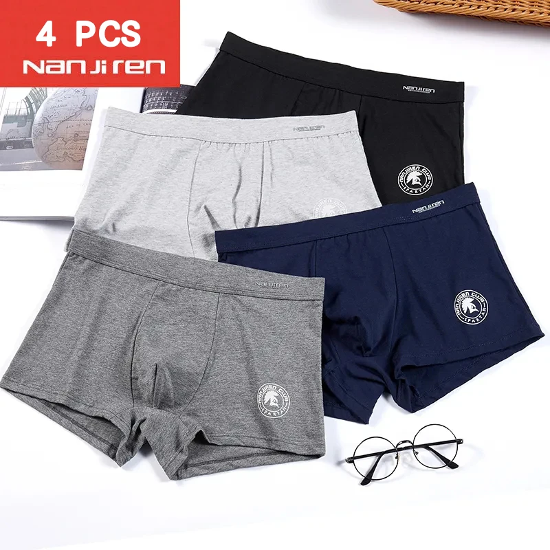 Men's Underwear Cotton Boxers Sexy Boxers Men's Underpants Comfortable Breathable Underwear