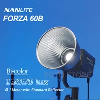 nanguang nanlite forza60b 60w led light bi color 2700k 6500k video light professional studio strobe flash lamp lighting 60w