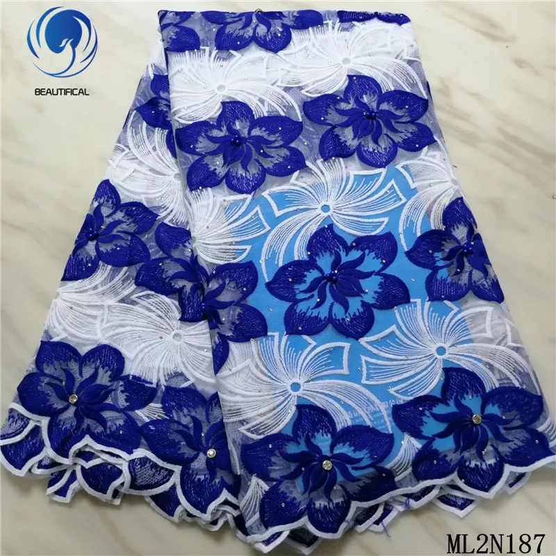 Красивые африканские кружевные ткани красивая вышивка орхидеи тюль с бусинами