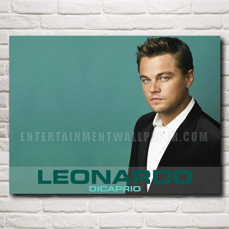 FOOCAME Leonardo DiCaprio классический фильм плакаты и принты искусство шелковые настенные картины Картина гостиная современные украшения дома - Цвет: 006