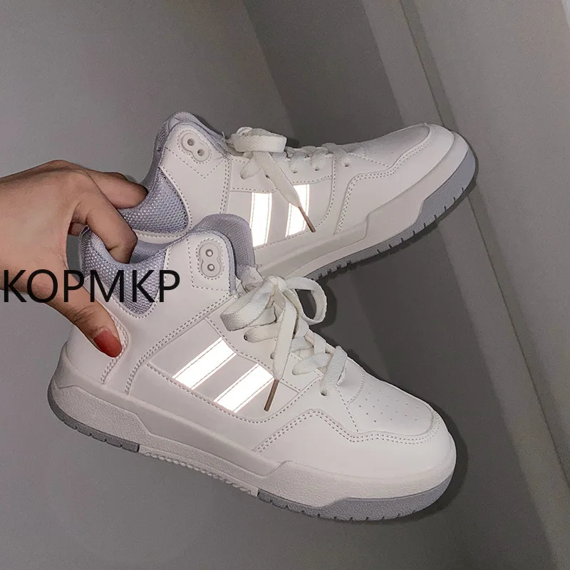 Women High-Top Sneakers Fashion Comfortable and Breathable Women's Platform Casual Student Shoes