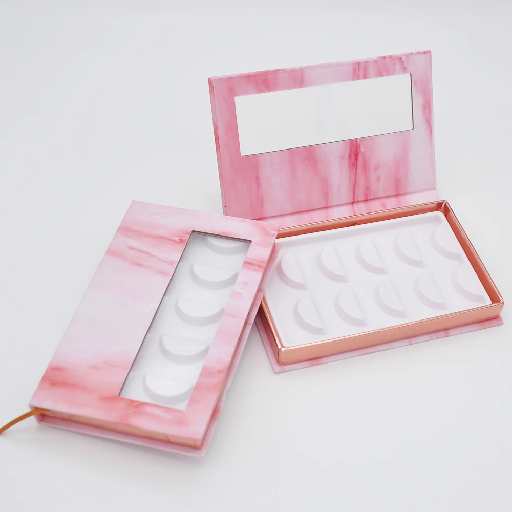 Оптовая продажа 5 пар упаковочных коробок для накладных ресниц коробки