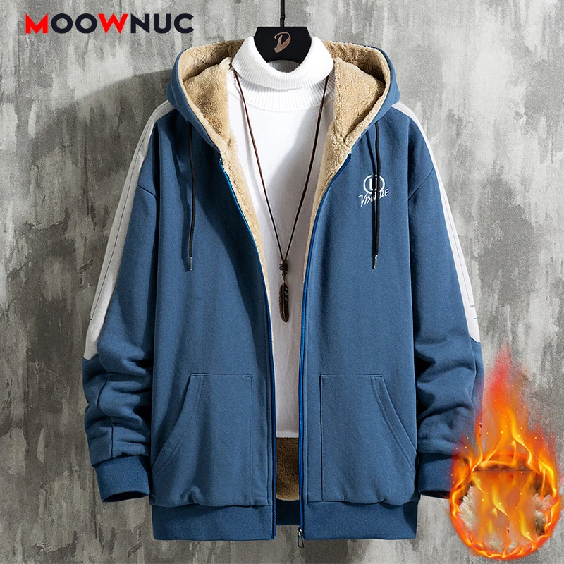 Мужская повседневная куртка толстая зимняя Модная парка мужское пальто теплая