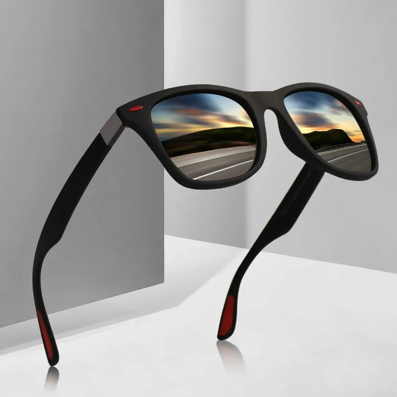 

Brand DESIGN NEW Men Women Driving Square Style Sun Glasses Ultralight TR90 Polarized Sunglasses Goggle UV400 Gafas De Sol 8083