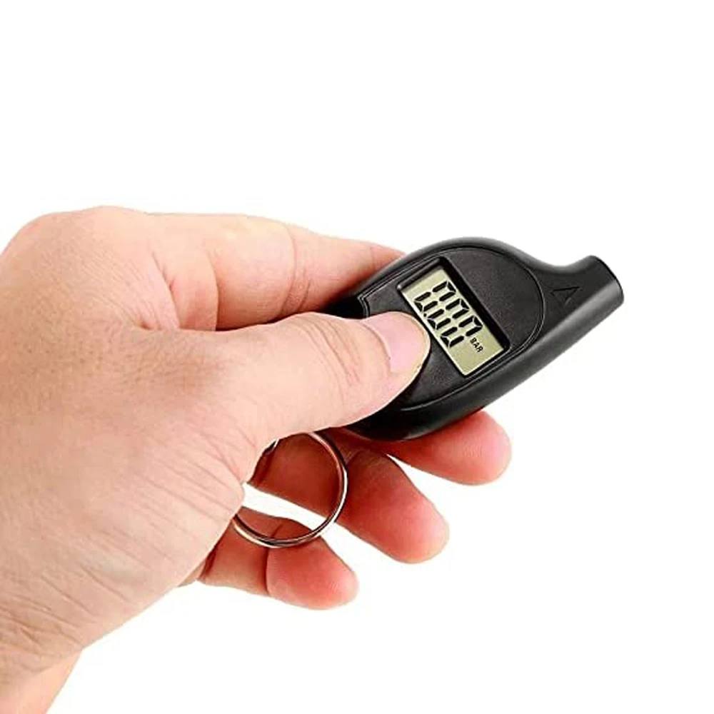 Mini LCD Display Digital Tire Tyre Air Pressure Gauge Tester Tool Key Chain Inspection Car Repair Auto Part | Автомобили и