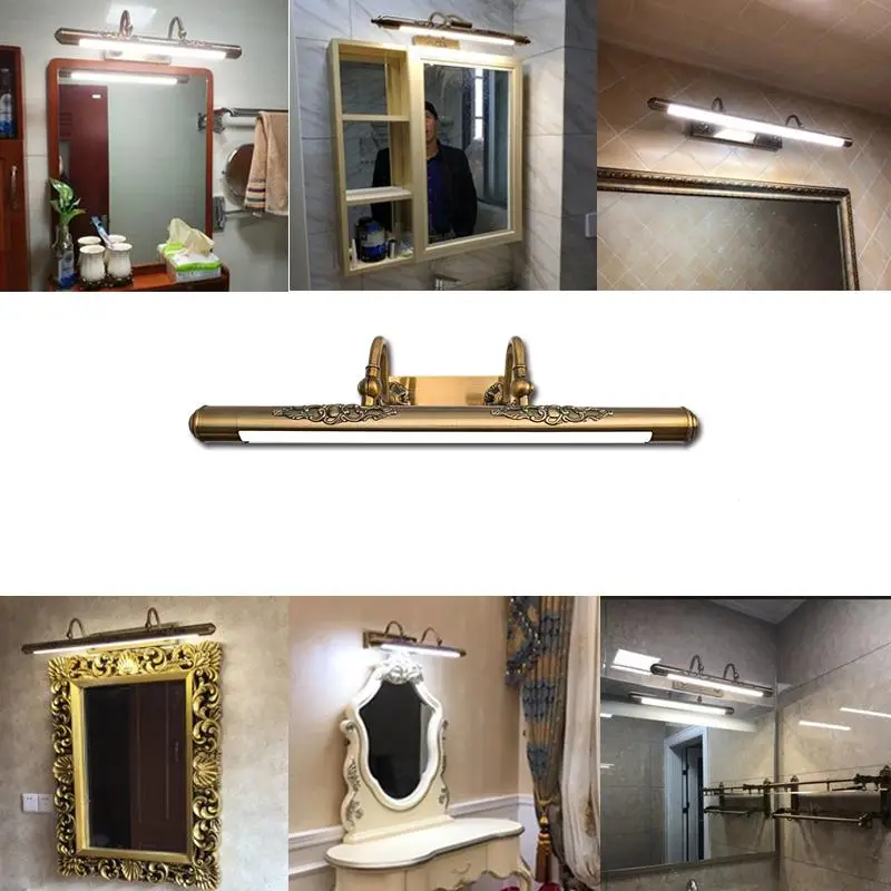 Античная латунь с стены стол для макияжа косметические лампа макияж кабинет