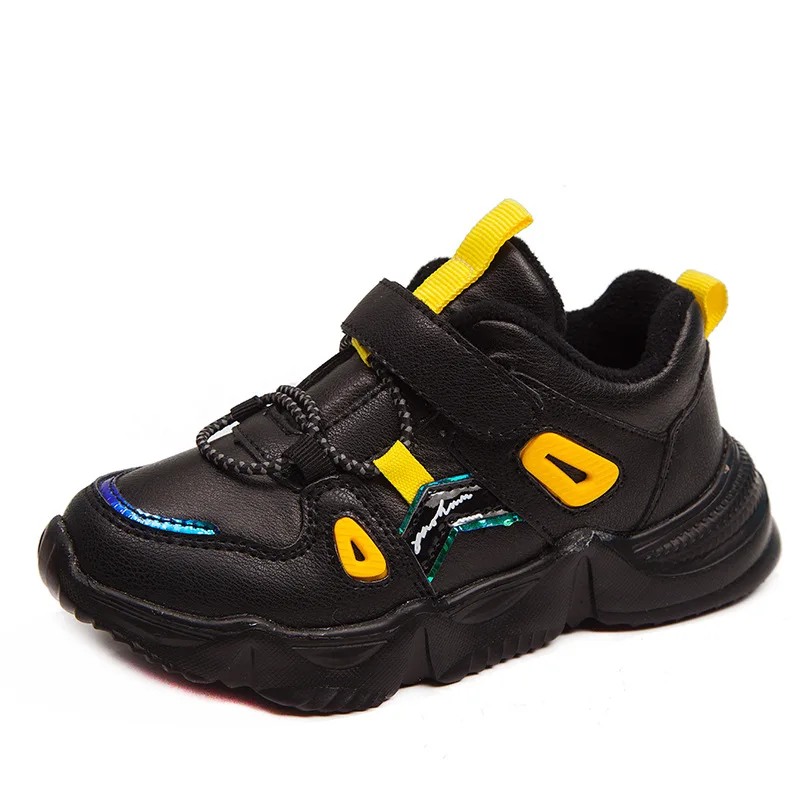 

Children's Casual Shoes Fashion Sports Non-slip Breathable Basketball Shoes Boys And Girl Running Students Climbing Leather Shoe