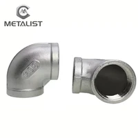 metalist 1 12dn40 elbow 90 degree angled ss304 stainless steel femalefemale threaded pipe fittings adapt two pipes