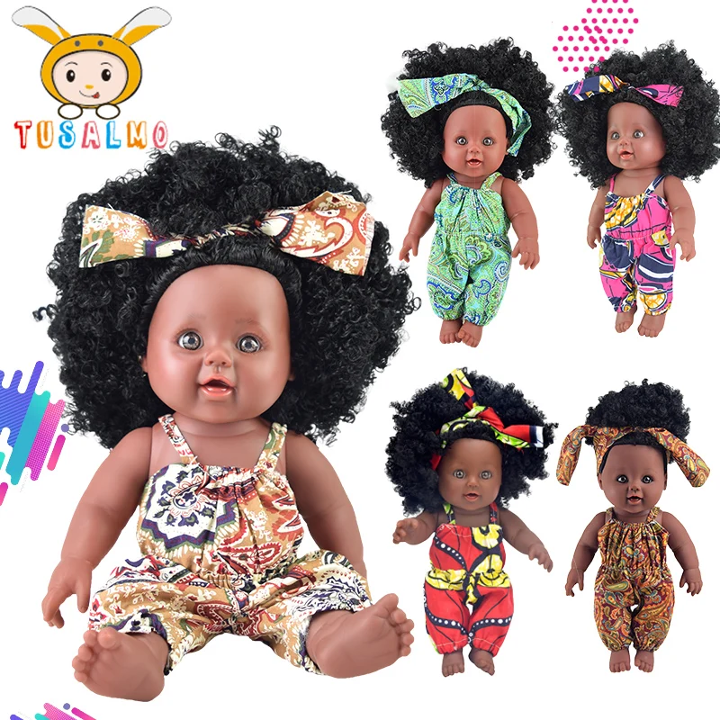 15 шт./лот оптовая продажа Прямая поставка африканские 12 дюймов bebek черные афро