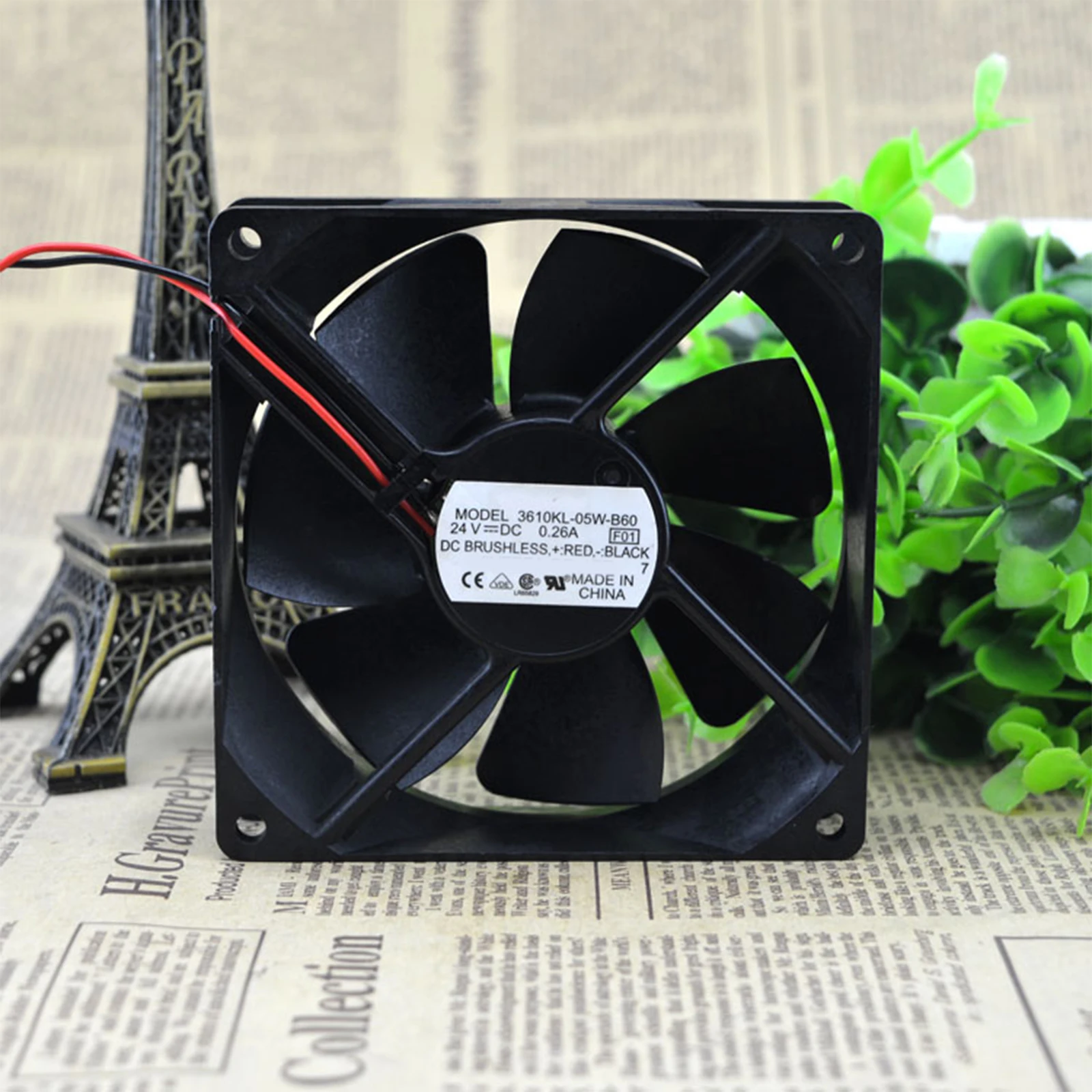 

Для NMB 3610KL-05W-B60 0.26A 24V инвертор с двумя шарикоподшипниками охлаждающий вентилятор 2pin