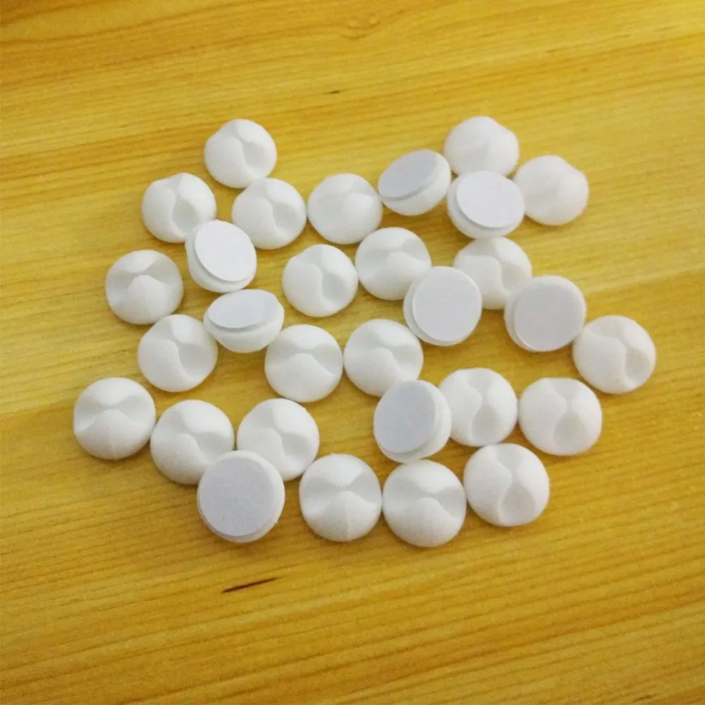 100 шт./лот Мини силиконовая намотка кабеля умный провод проводка шнур Кабельные