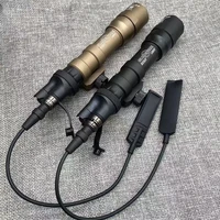 hunting accessory flashlight m600df dual fuel led scout light 1400 lumens tactical torches milstd 1913 rails weapon lights