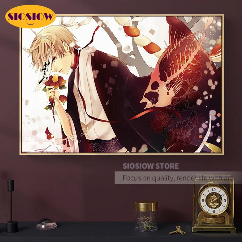 Алмазная живопись 5d сделай сам японское аниме экшн фигурки мозаика из страз 3D