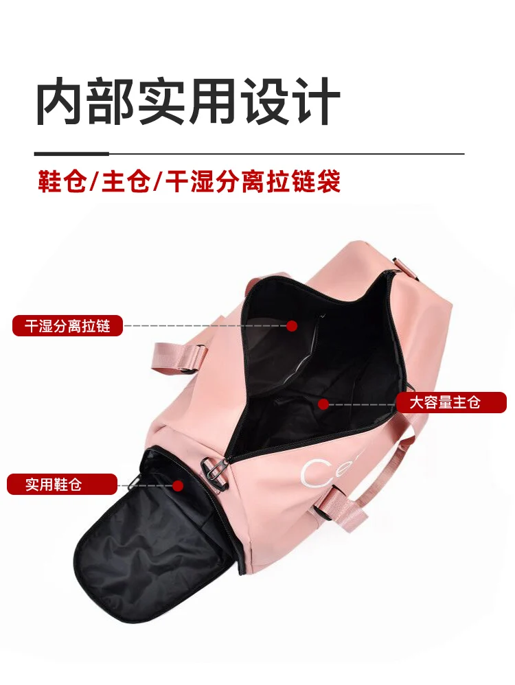 Дорожная вместительная сумка для йоги спорта фитнеса кемпинга на открытом