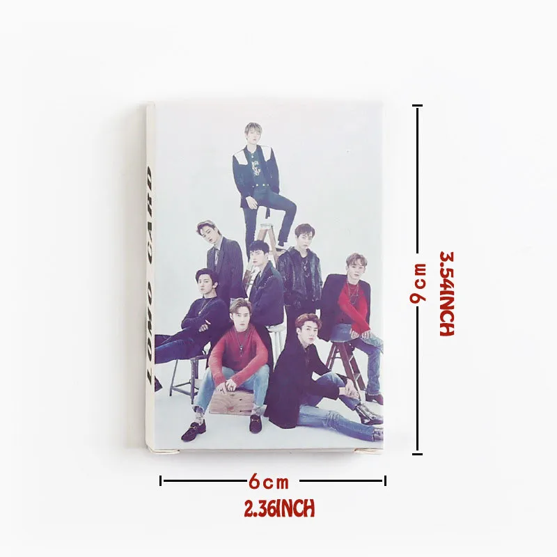 KPOP 32 шт./компл. EXO исследование ломо-карт Фотокарта одержимость XIUMIN SUHO LAY BAEKHYUN CHEN