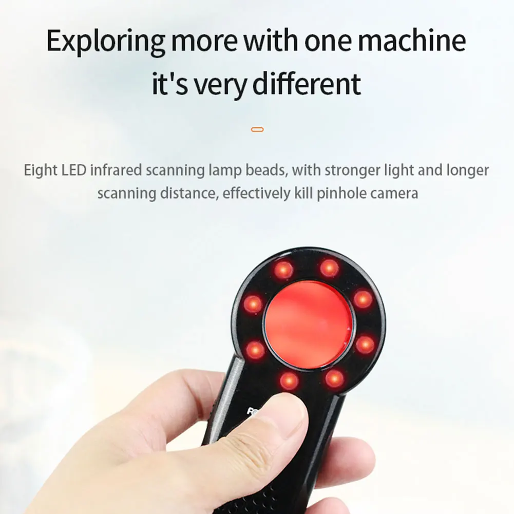 

SQ101 Hide Camera Detector Signal Finder Scanner for Home Hotel Security Signal Lens Locator Tracker Detect Wireless Camera