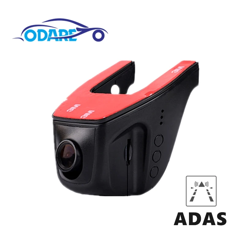 Odare hidden WIFI Car DVR Dash Cam Full HD 1080P Dual lens Night Vision Driving Recorder Video Recording car dvr Camera | Автомобили и