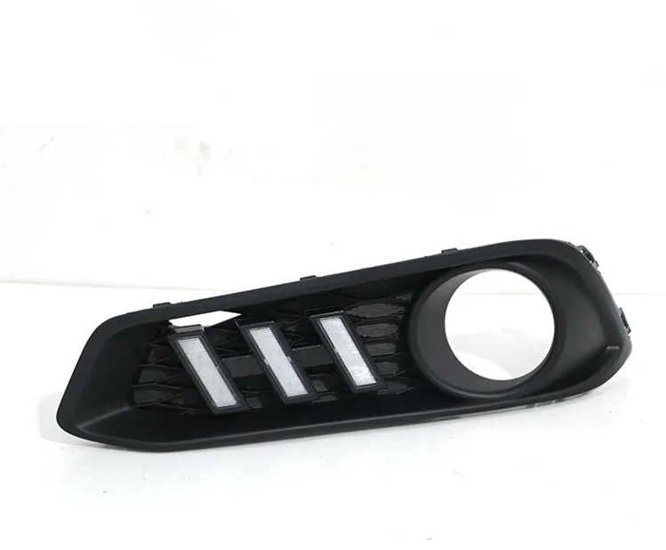 

Eosuns Led Drl Daytime Running Light for Honda Crider 2019 with Dynamic Moving Yellow Turn Signal and Blue Night Light