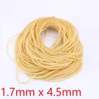 Гибкая латексная резиновая трубка, внутренний диаметр 1,7 мм x 4,5 мм, эластичная хирургическая медицинская трубка, мягкая Рогатка, катапульта