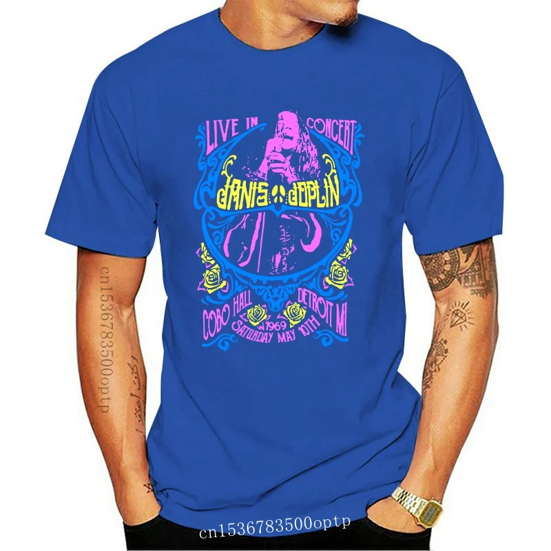 

New JANIS JOPLIN - LIVE CONCERT - BLACKLIGHT T-SHIRT - BRAND 2021 & LICENSED - 11983