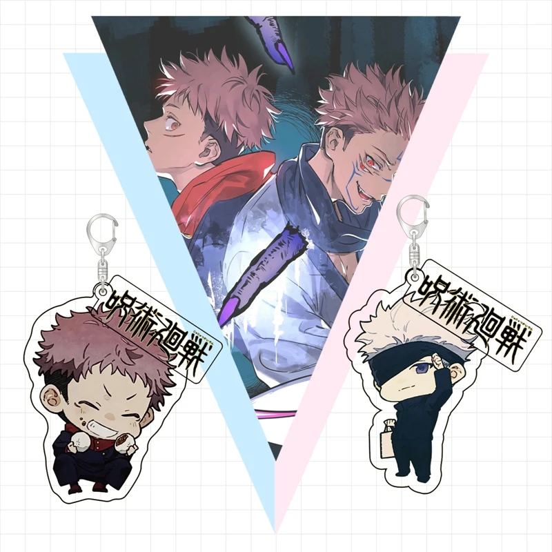 Аниме юютсу Kaisen Satoru Ryoumen Sukuna Itadori Yuuji Key цепочки брелок Cosplay акриловый подвесной |