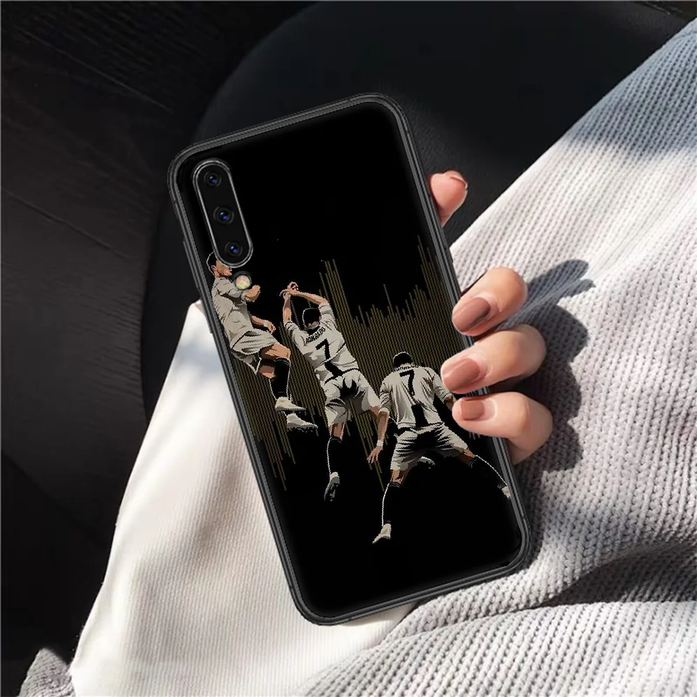 

Ronaldo Football CR7 soccer Phone Case Cover For Samsung Galaxy A10 A11 A20 E A21 A30 A40 A41 A50 A51 A70 A71 A81 S black Back