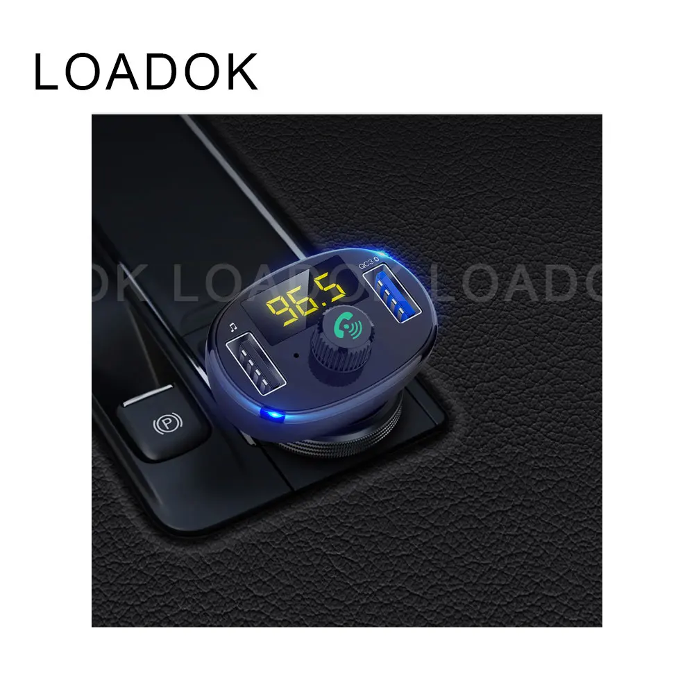 

USB Car Charger For Phone Bluetooth Wireless FM Transmitter MP3 Player Dual USB Charger TF Card Music HandFree Car Kit