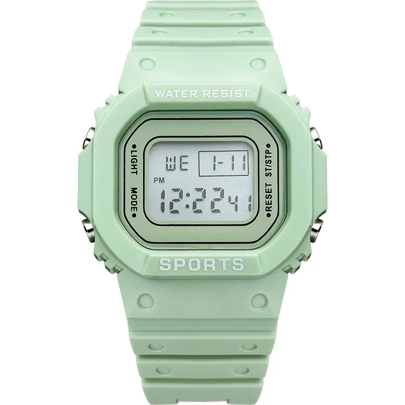 Мужские и женские часы Ins Wind студенческие Серебристые водонепроницаемые