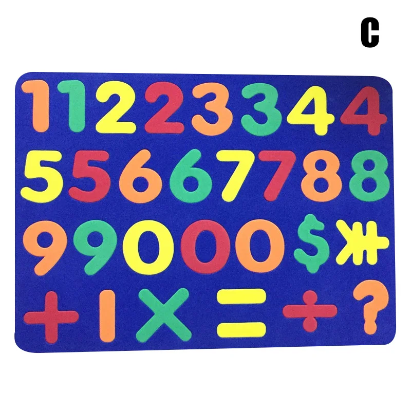 2020 New Kids Learning Letters Numbers Stereo Refrigerator Fridge Sticker Home Decoration Educational Training | Игрушки и хобби