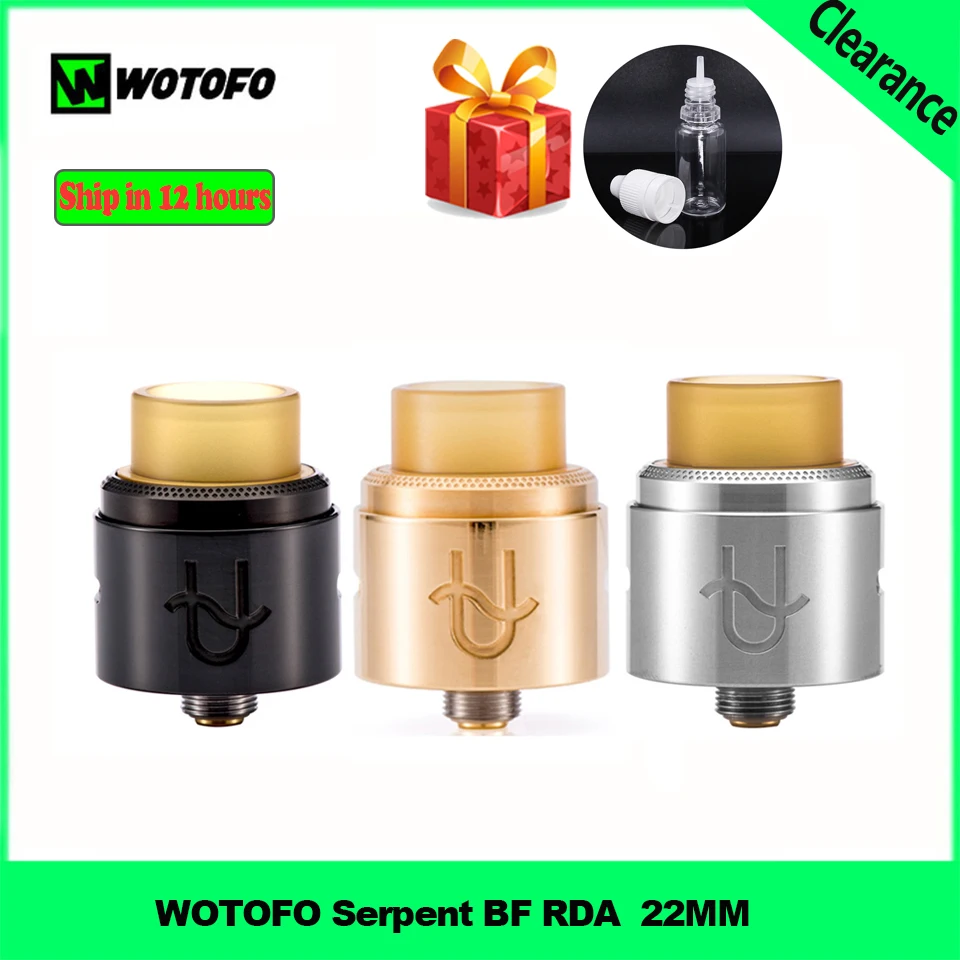 Оригинальный змей wotofo BF RDA Tank 510 резьба восстановленная капельница распылитель с