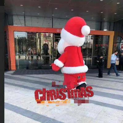 

2.6m Xmas Inflatable Santa Claus Mascot Christmas Carnival Halloween Xmas Easter Adults Party Game Dress Outfits Costume