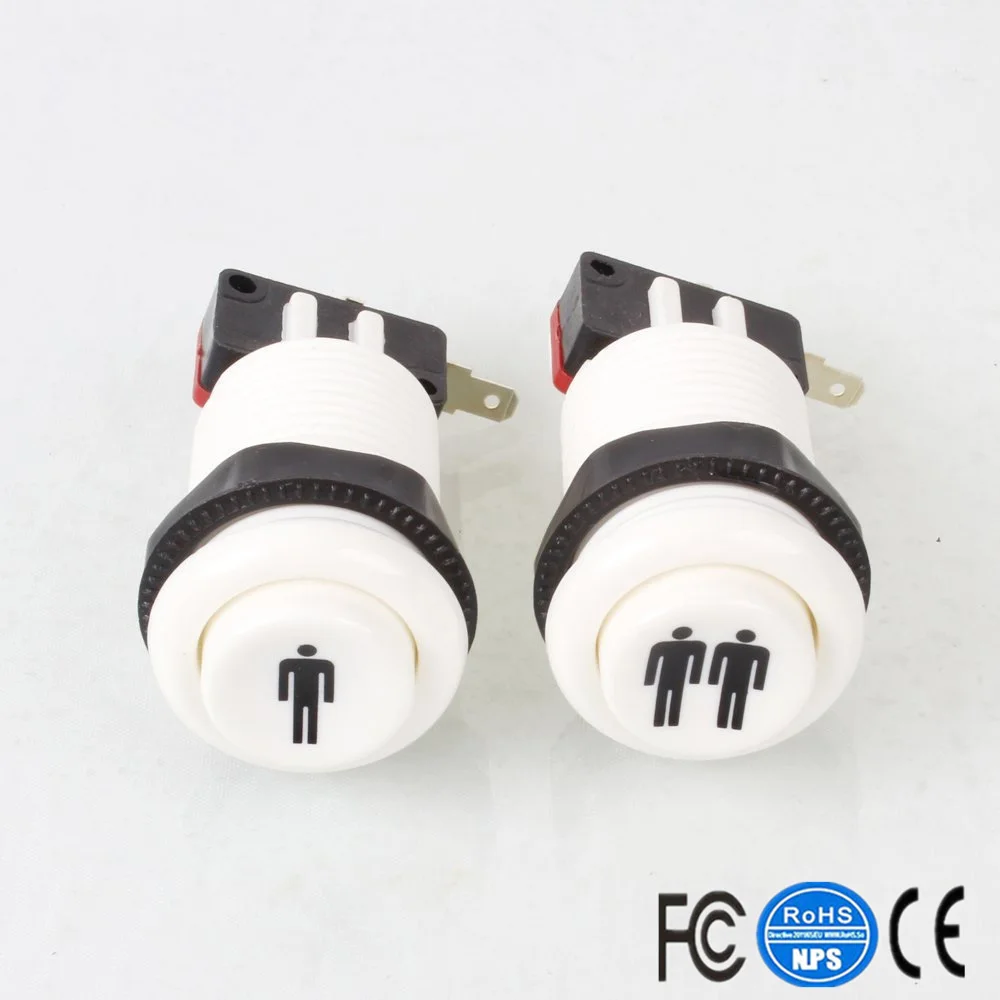 Аркадный набор сделай сам американский джойстик и Нажимные кнопки в стиле HAPP с