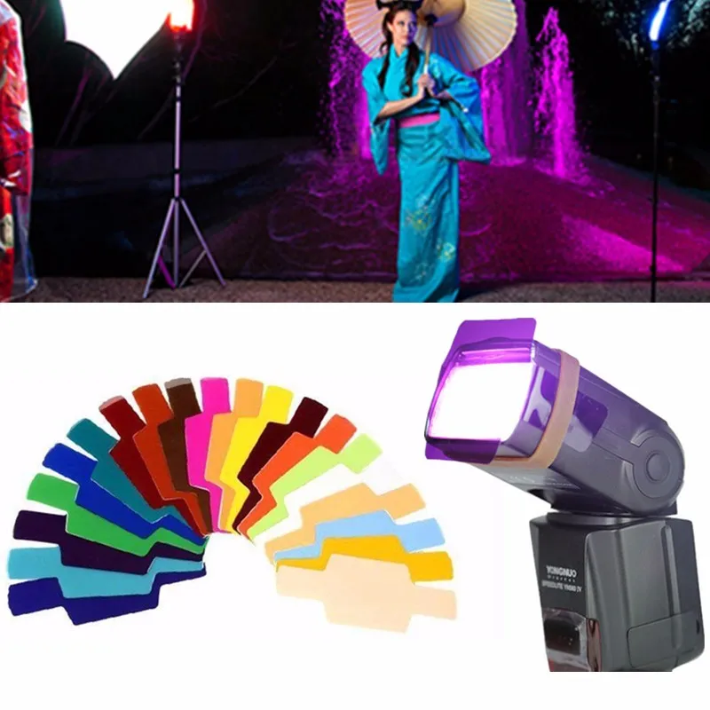 

Liser 20-Color Nikon Lighting Photography Universal Flash Control Modification Card Lighting Practical Diffuser