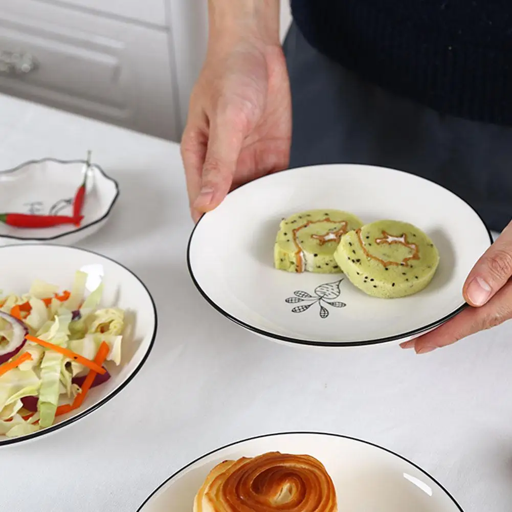 Adeeing 20 шт. керамический кухонный набор посуды семейный фарфоровый костюм в мисках