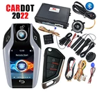 Cardot LCD смарт ключ кнопка запуска двигателя Кнопка дистанционного запуска Пассивный бесключевой вход Автомобильная сигнализация