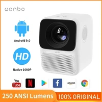 global version wanbo t2 max projector 1080p mini led portable wifi full hd projector 4k 19201080p keystone correction for home