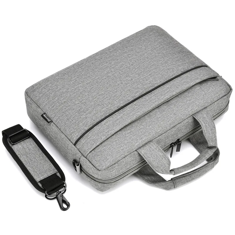 Водонепроницаемые простые мужские портфели, деловая сумка для компьютера, портативные сумки на молнии для ноутбука на плечо, мужские сумки ... от AliExpress WW