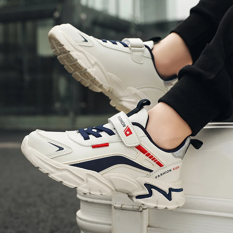 

New Autumn Winter Children's Shoes Teenagers Sports Shoes Boys Sneaker Running Shoes Girls Casual Non-slip 30-39 Water Proof